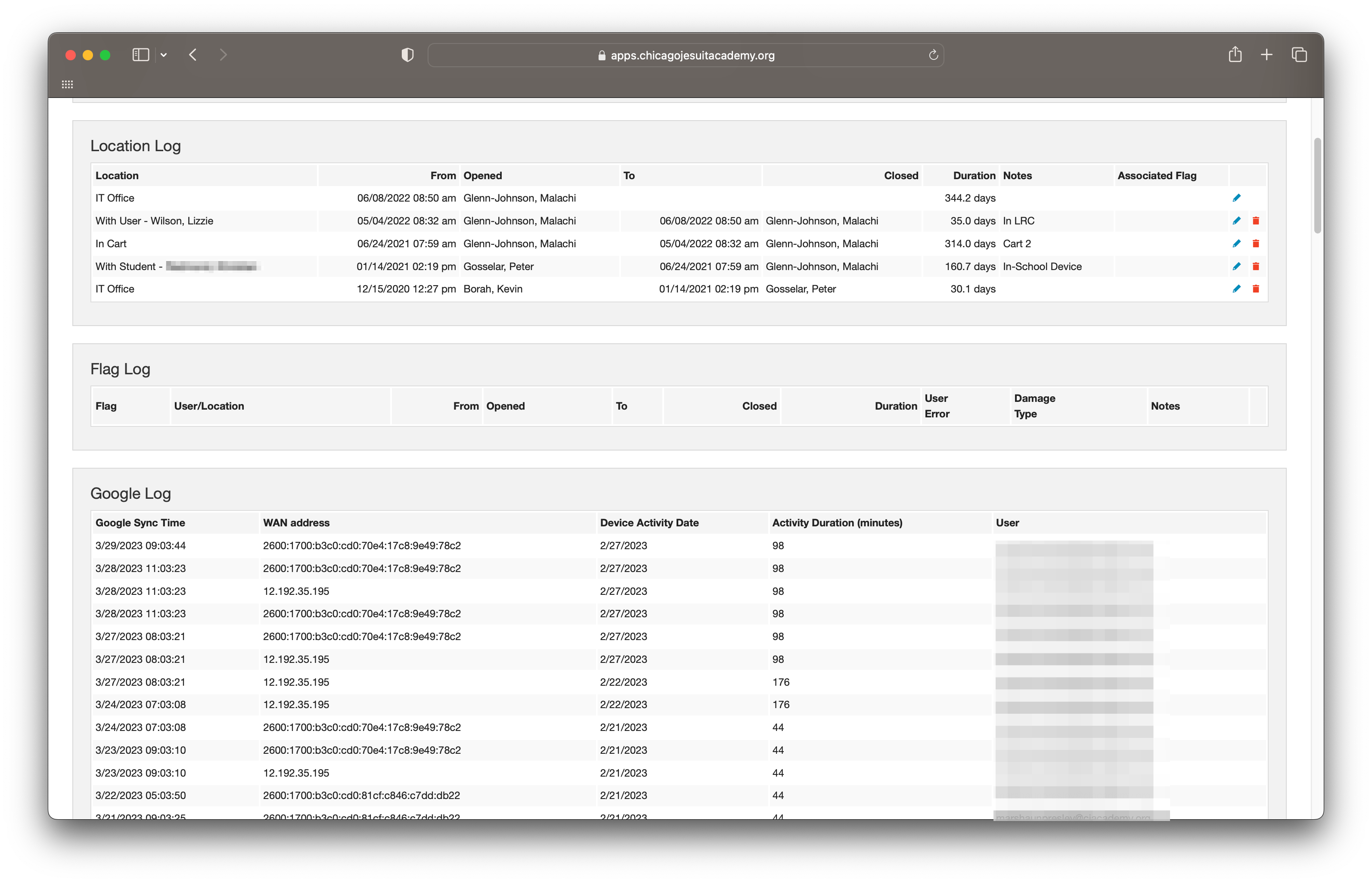 Asset Tracking